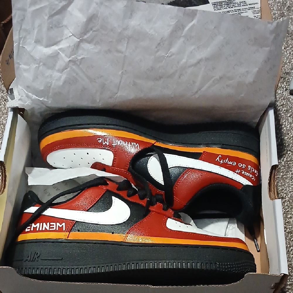 Custom AirForce1 Eminem Nikes